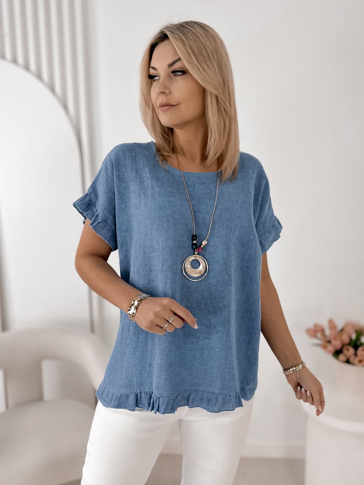 BLUZKA CIREL NIEBIESKA