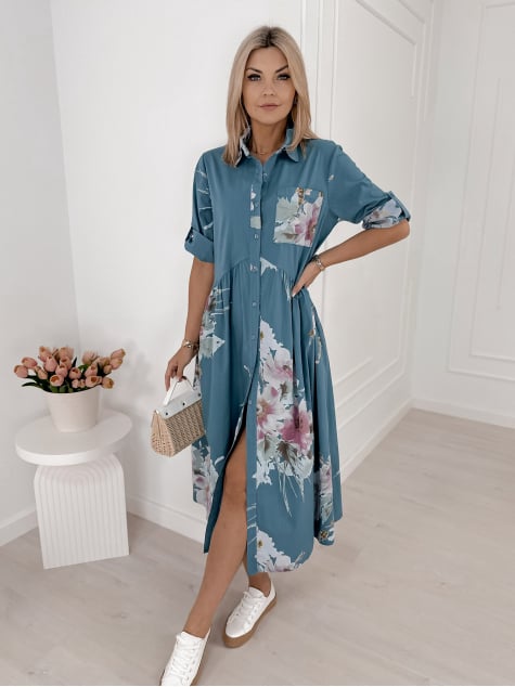 SUKIENKA MURRAY NIEBIESKA