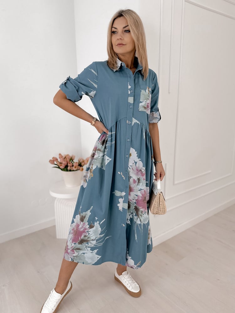 SUKIENKA MURRAY NIEBIESKA