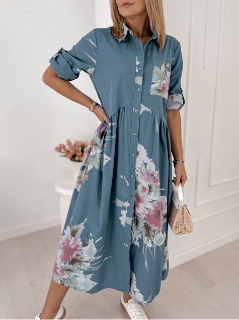 SUKIENKA MURRAY NIEBIESKA