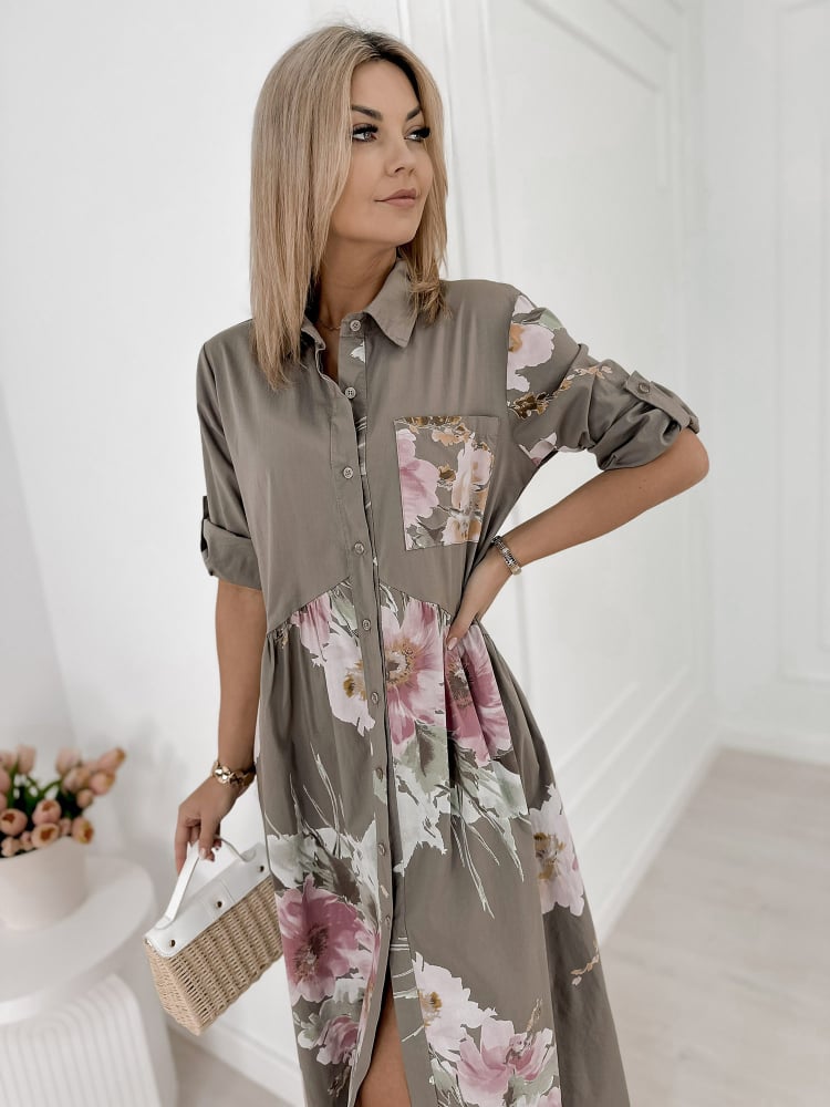 SUKIENKA MURRAY CIEMNOBEŻOWA