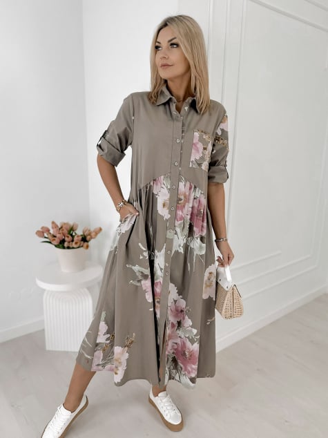 SUKIENKA MURRAY CIEMNOBEŻOWA