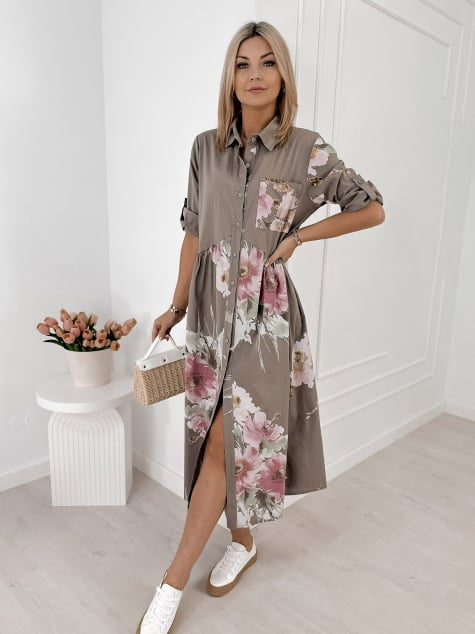 SUKIENKA MURRAY CIEMNOBEŻOWA