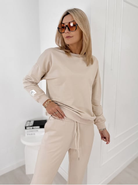 KOMPLET DRESOWY BYRON BEŻOWY