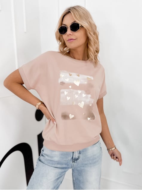 BLUZKA PROXIMA PUDROWY RÓŻ