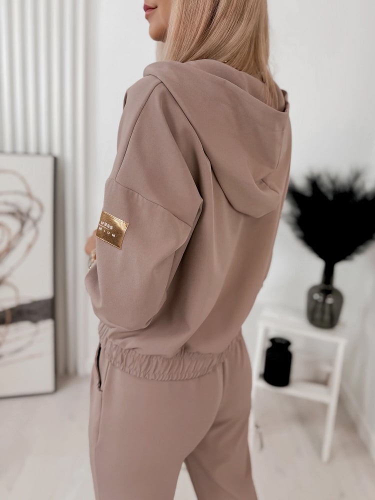 KOMPLET DRESOWY NERYS BRĄZOWY