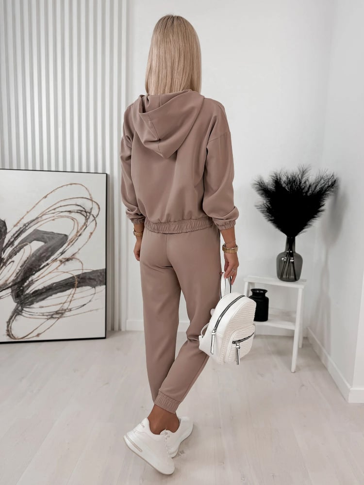 KOMPLET DRESOWY NERYS BRĄZOWY