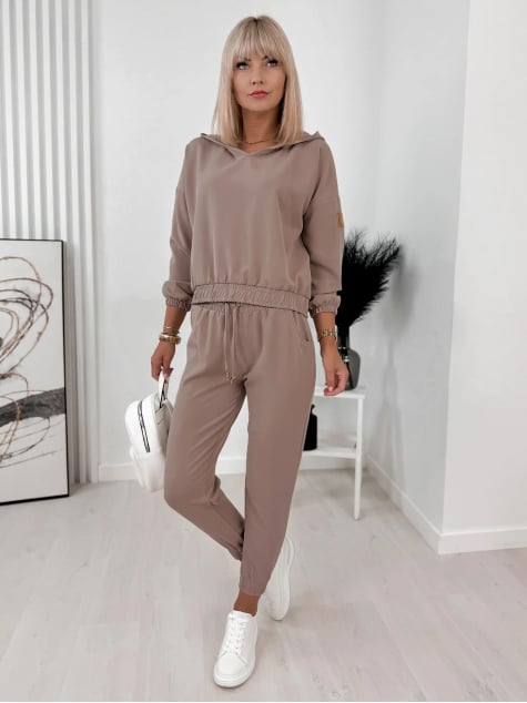 KOMPLET DRESOWY NERYS BRĄZOWY