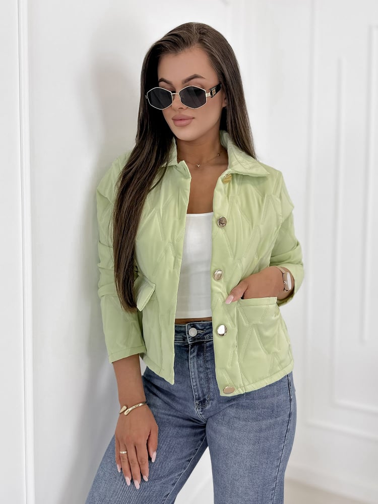 KURTKA KELSIE PISTACJOWA