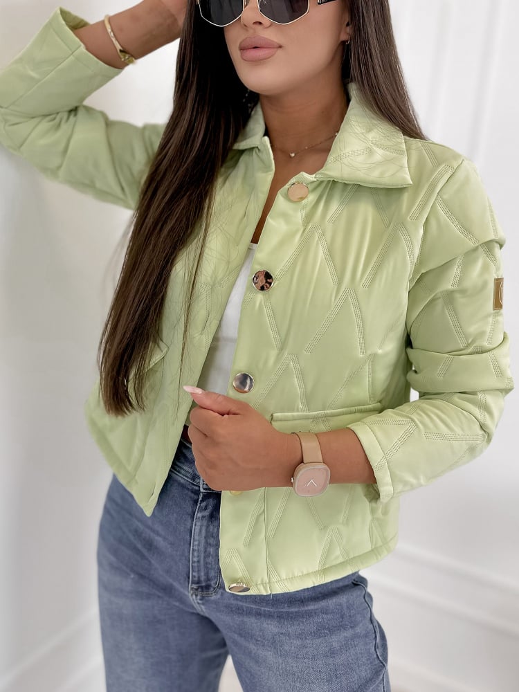 KURTKA KELSIE PISTACJOWA