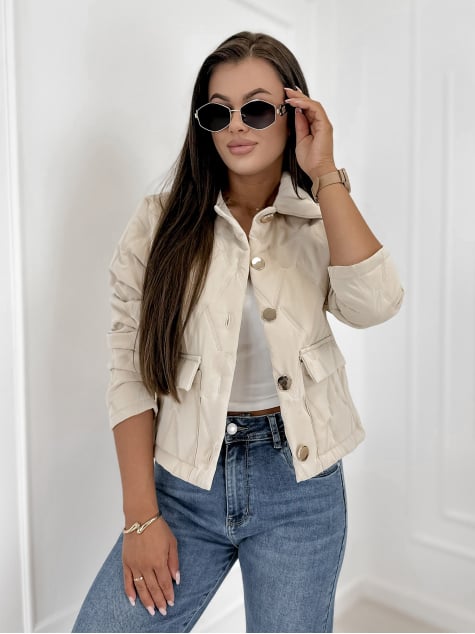 KURTKA KELSIE BEŻOWA