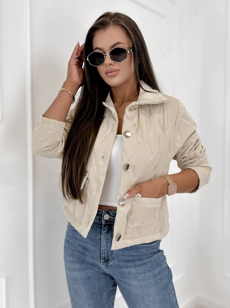 KURTKA KELSIE BEŻOWA