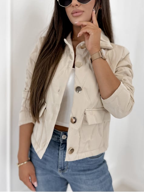 KURTKA KELSIE BEŻOWA