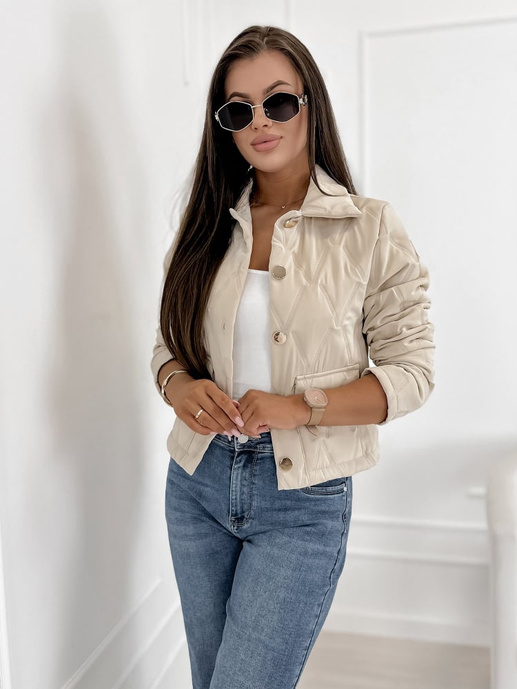 KURTKA KELSIE BEŻOWA