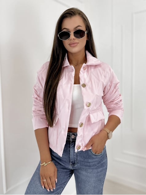 KURTKA KELSIE PUDROWY RÓŻ