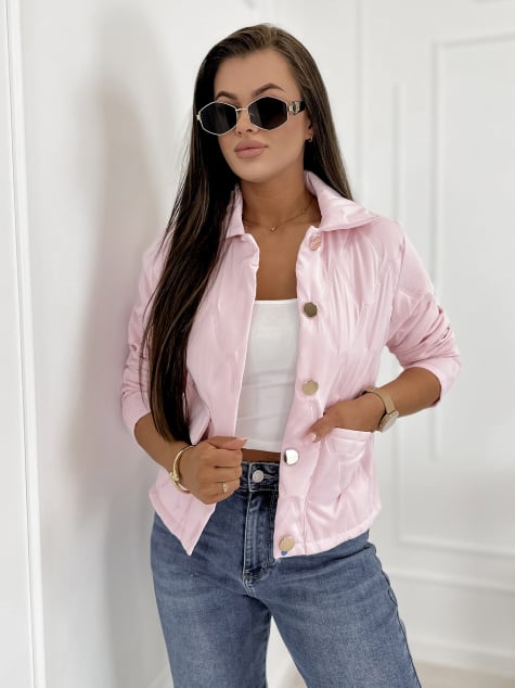 KURTKA KELSIE PUDROWY RÓŻ