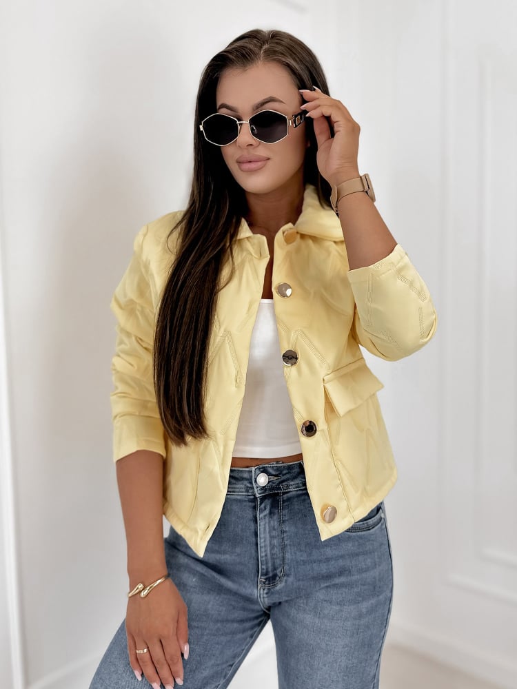 KURTKA KELSIE ŻÓŁTA