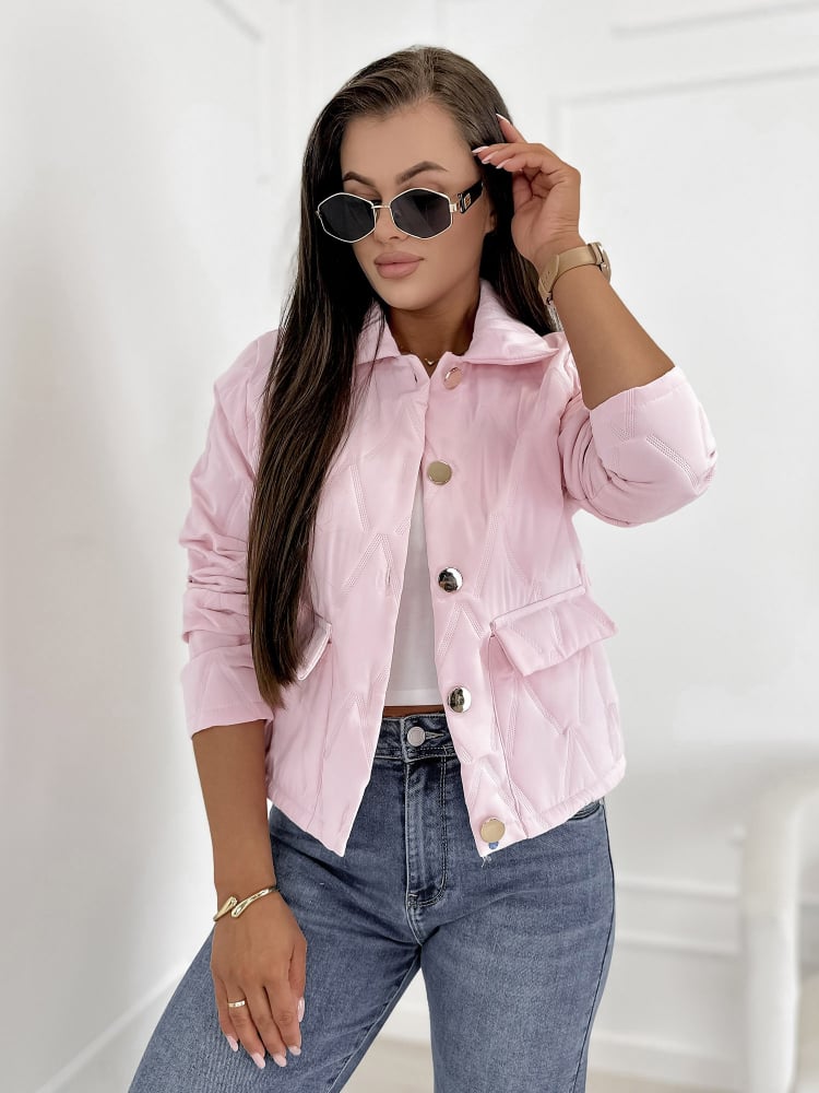 KURTKA KELSIE PUDROWY RÓŻ