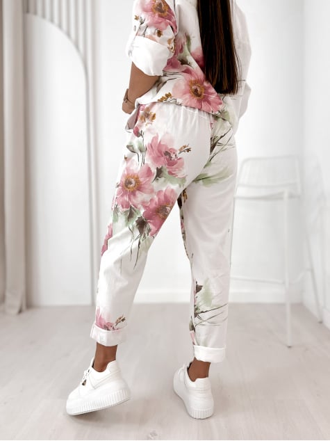 KOMPLET SZTRUKSOWY REMIO BIAŁY