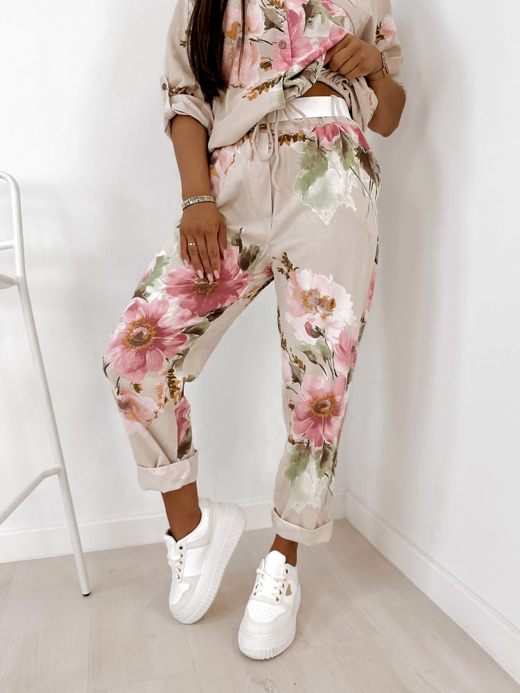 KOMPLET SZTRUKSOWY REMIO BEŻOWY