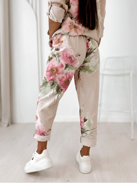 KOMPLET SZTRUKSOWY REMIO BEŻOWY