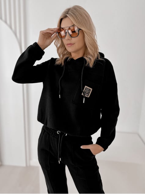 KOMPLET MULBERRY CZARNY