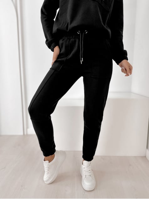 KOMPLET MULBERRY CZARNY