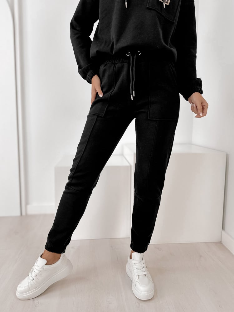 KOMPLET MULBERRY CZARNY