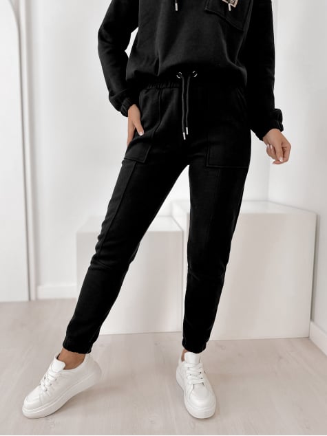 KOMPLET MULBERRY CZARNY