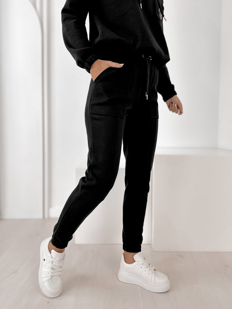 KOMPLET MULBERRY CZARNY