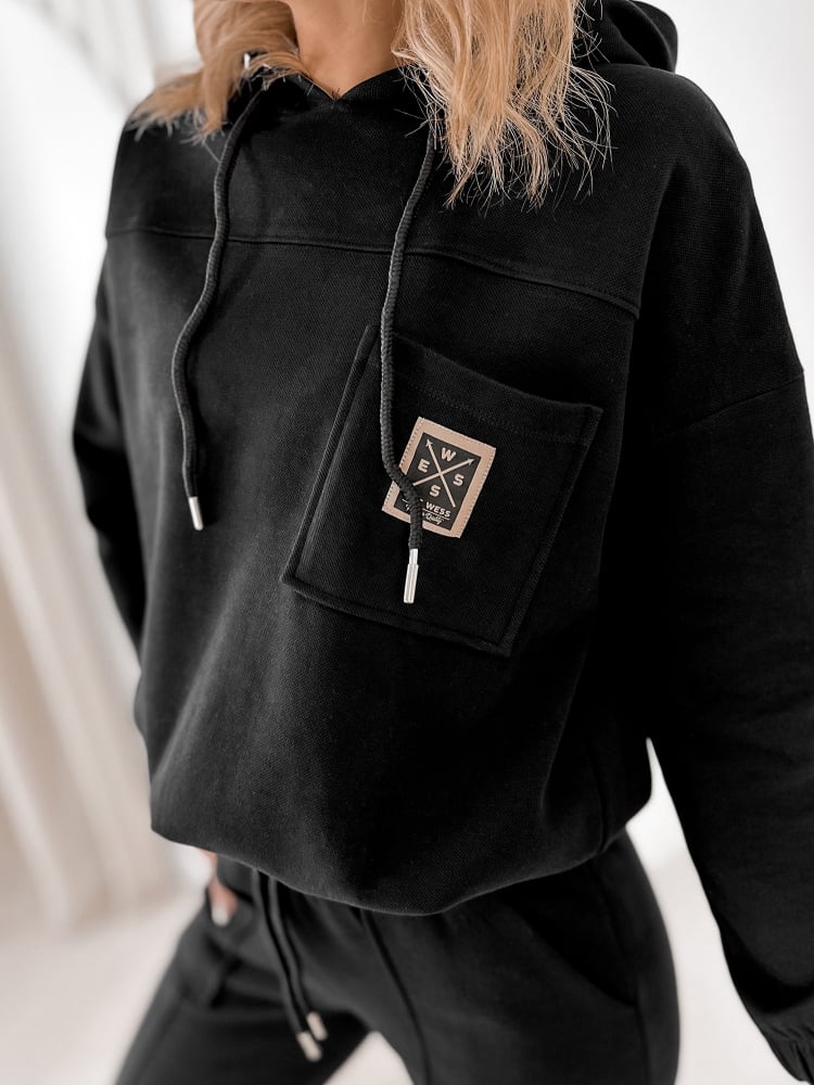 KOMPLET MULBERRY CZARNY