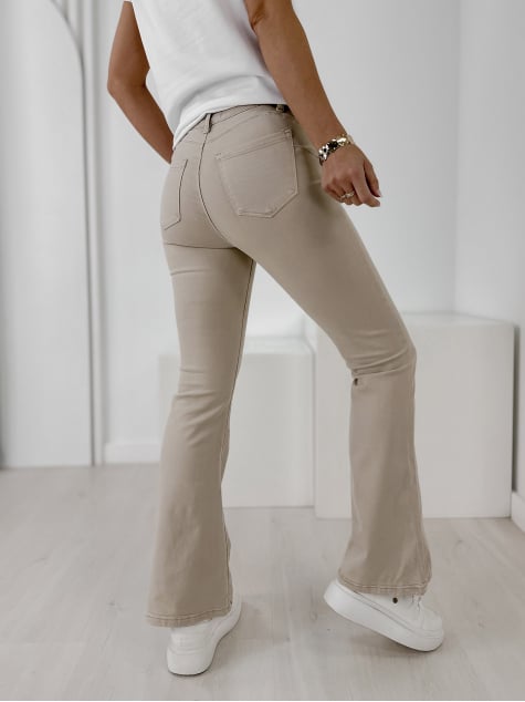 SPODNIE HUDSON BEŻOWE