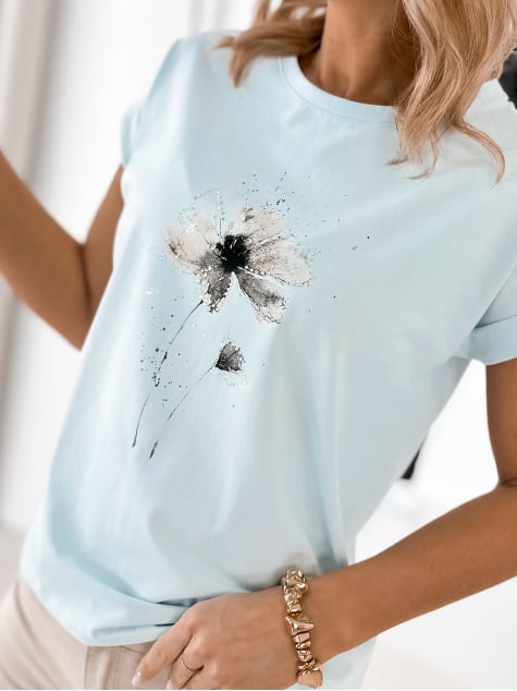 BLUZKA HANNE BŁĘKITNA