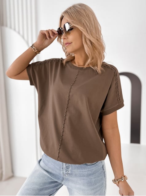 BLUZKA MAURICE BRĄZOWA