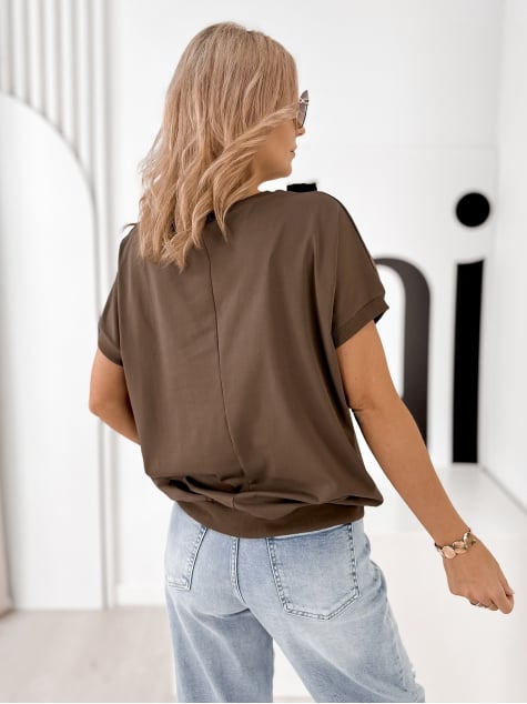 BLUZKA MAURICE BRĄZOWA