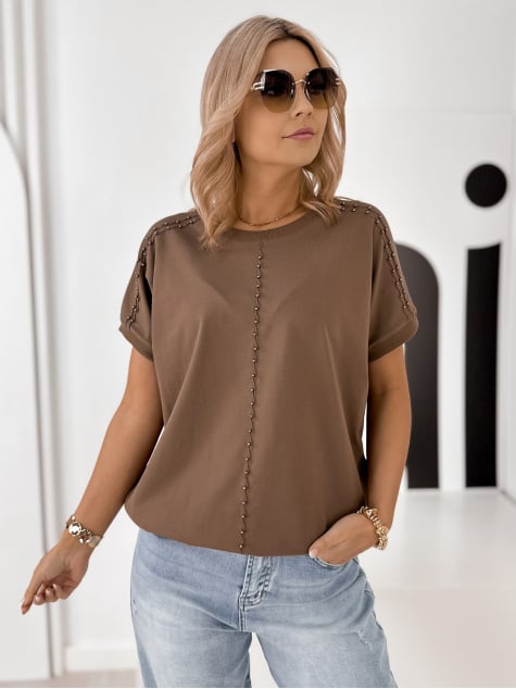 BLUZKA MAURICE BRĄZOWA