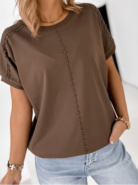 BLUZKA MAURICE BRĄZOWA