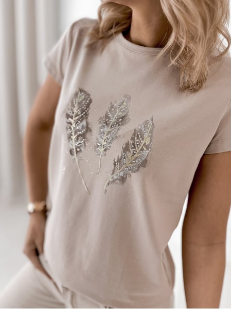 BLUZKA JOOST BEŻOWA