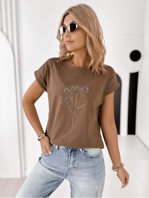 BLUZKA TEMPI BRĄZOWA