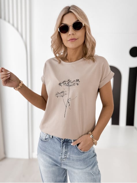 BLUZKA TEMPI BEŻOWA