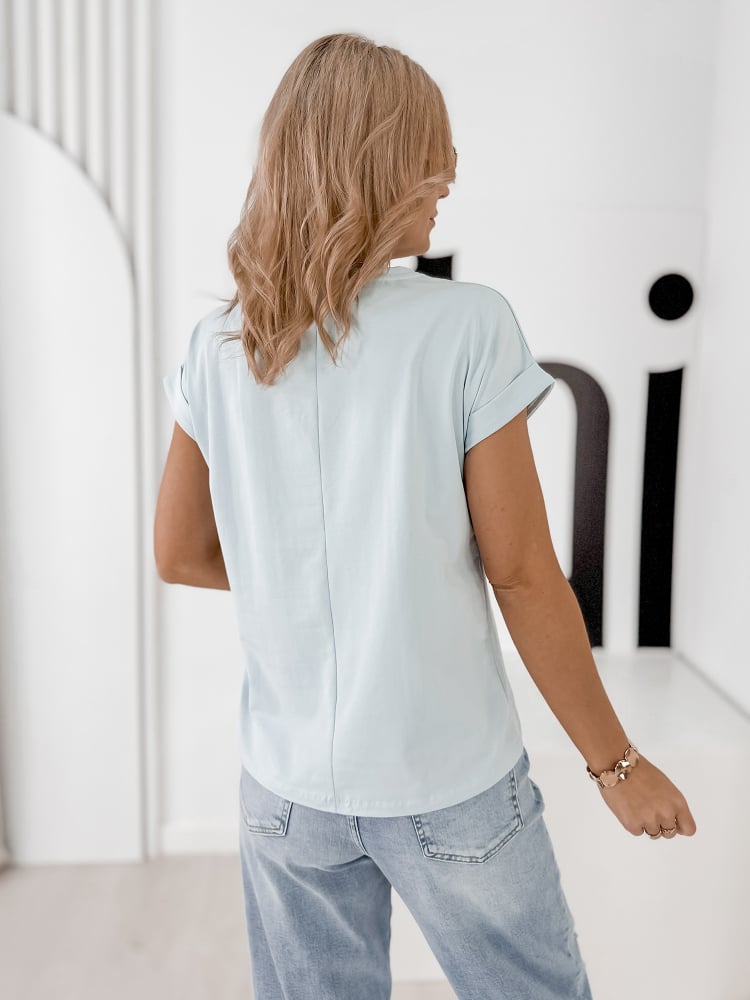 BLUZKA TEMPI BŁĘKITNA