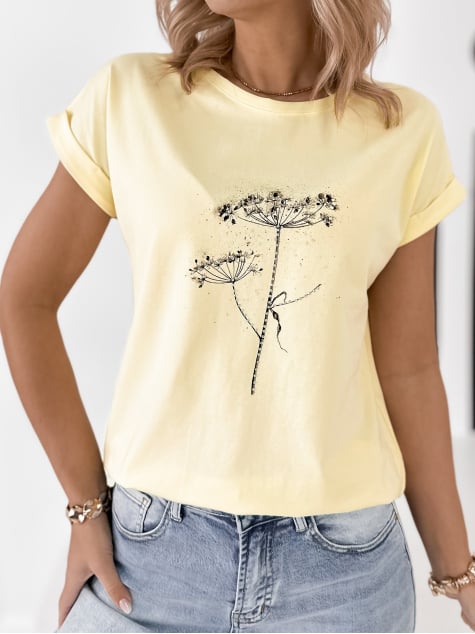 BLUZKA TEMPI ŻÓŁTA