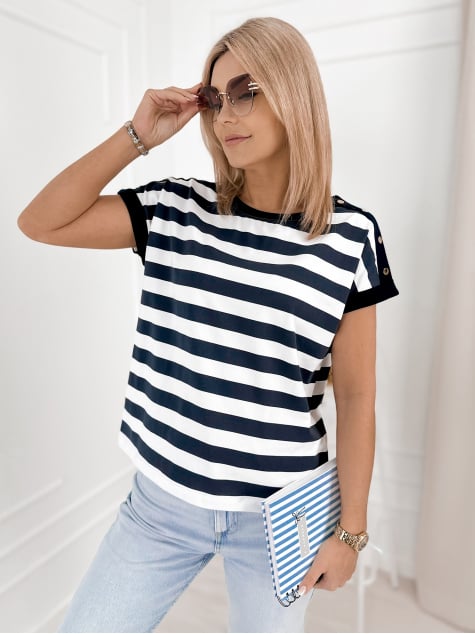 BLUZKA SEMYON GRANATOWA