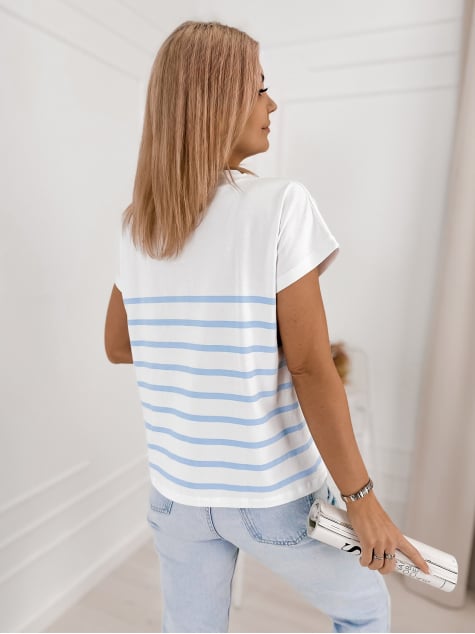 BLUZKA ANIKA BŁĘKITNA