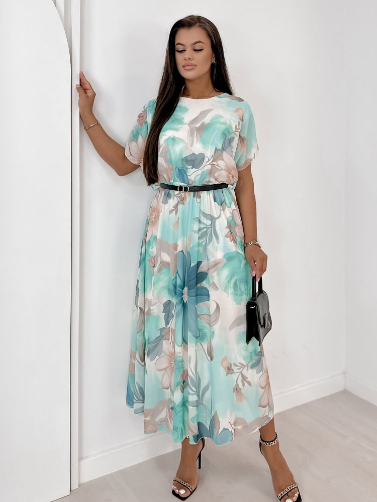 SUKIENKA CLUBS TURKUSOWA