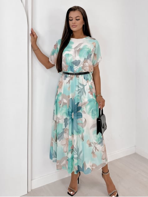 SUKIENKA CLUBS TURKUSOWA