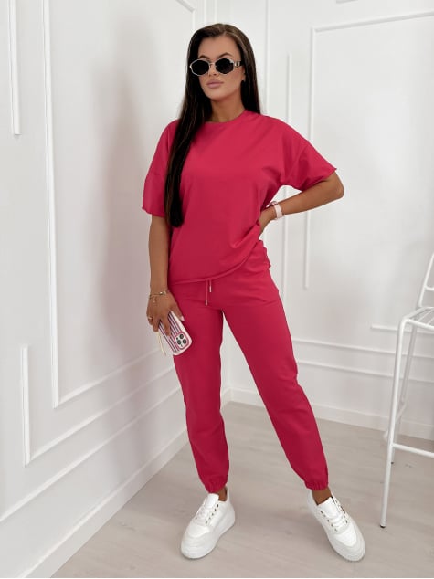 KOMPLET DRESOWY SOVOY MALINOWY