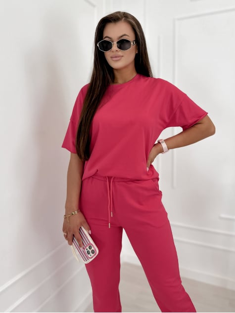 KOMPLET DRESOWY SOVOY MALINOWY