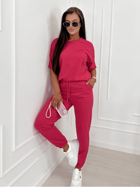 KOMPLET DRESOWY SOVOY MALINOWY