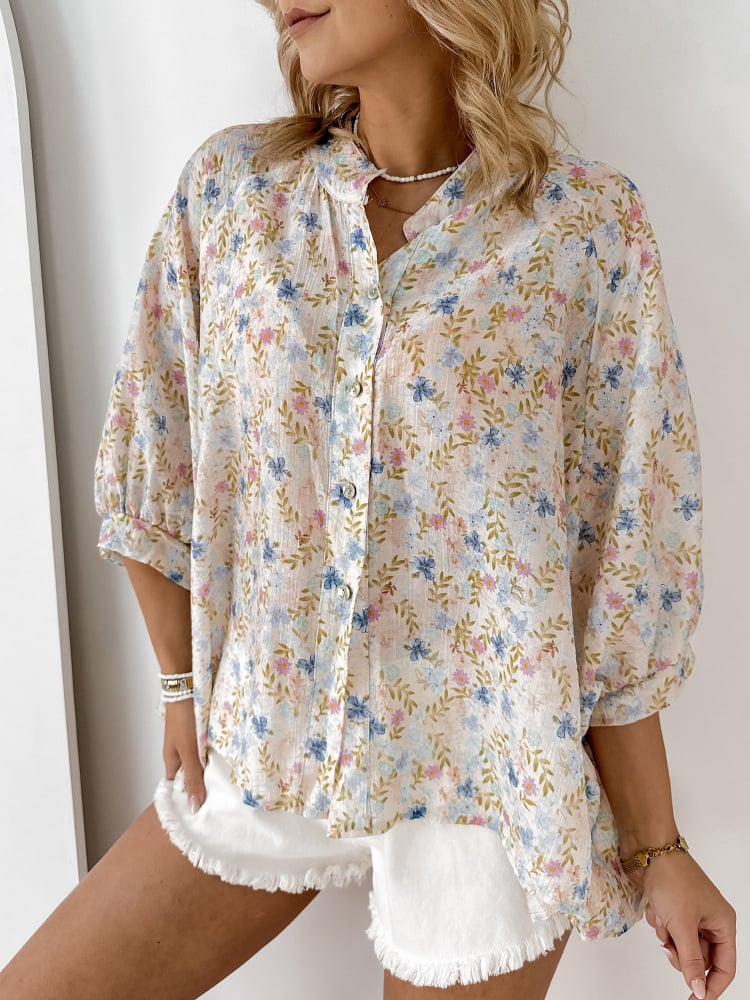 KOSZULA VILON BŁĘKITNA